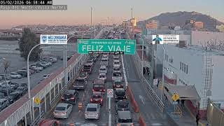 Live webcam: Puente Internacional Paso del Norte (Norte)