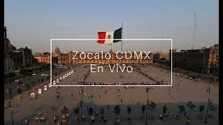 Live webcam: Zócalo, Mexico City